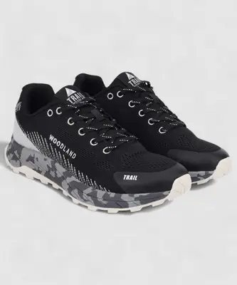 Woodland shoes for men with rugged design and durable leather finish